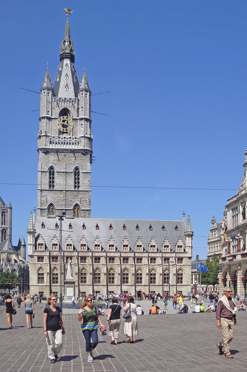 Гент, Sint Baafsplein; Botermarkt, 1