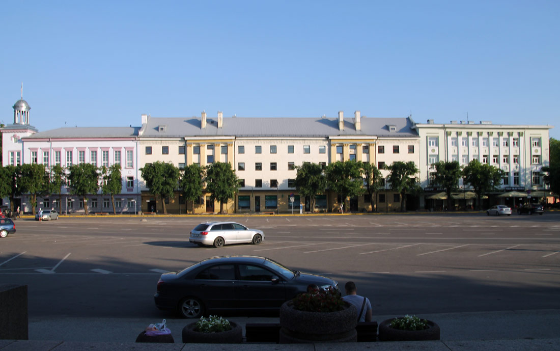 Нарва, Peetri plats, 3. Нарва — Схематический план Петровской площади