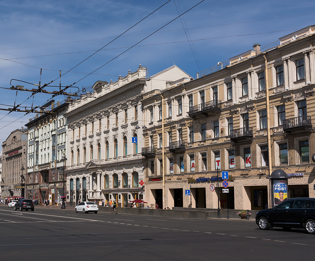 Санкт-Петербург, Невский проспект, 46; Невский проспект, 48; Садовая улица, 13-15/50 лит. А