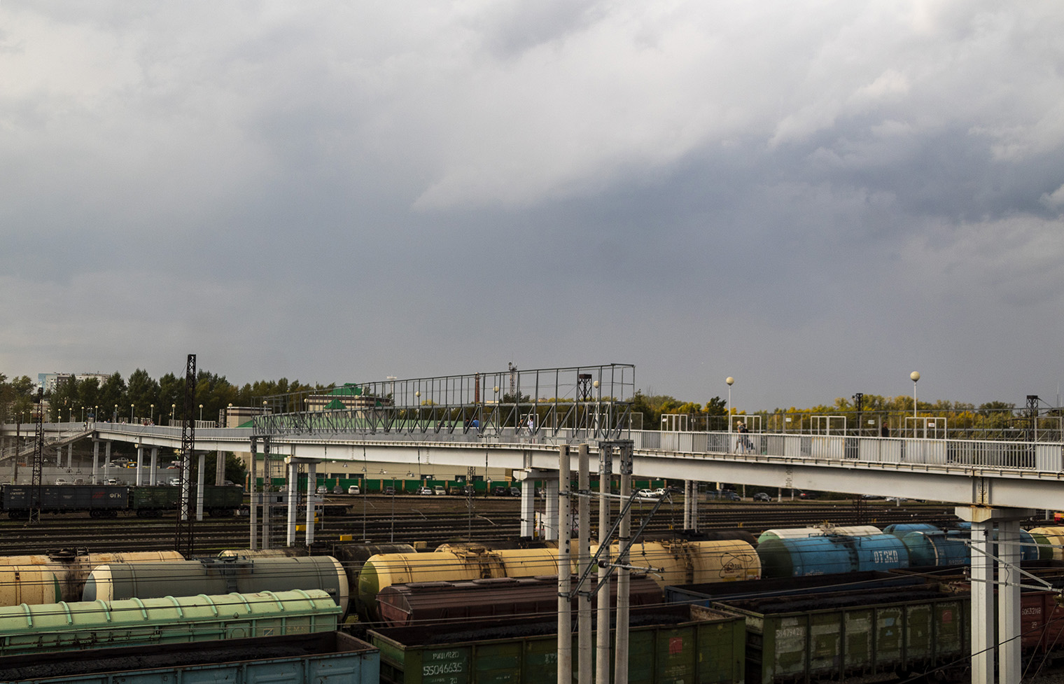 Уфа, Центральная улица, Пешеходный мост