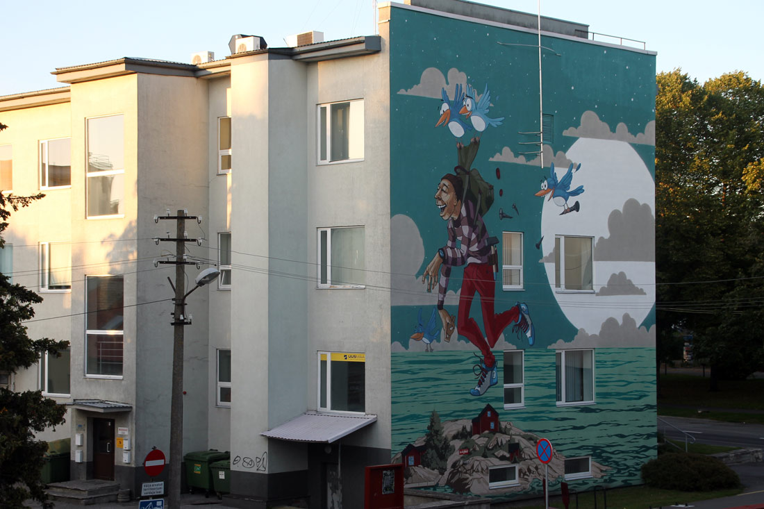 Pärnu, Akadeemia, 7. Монументальное искусство (мозаики, росписи)