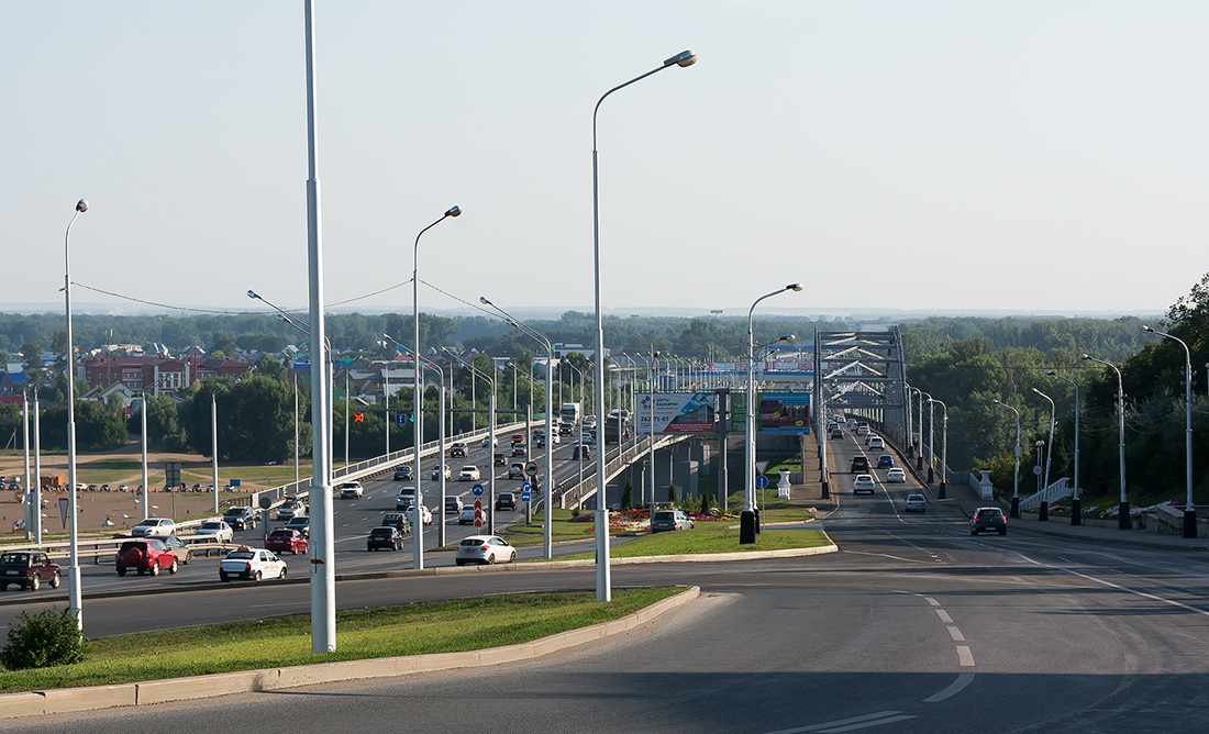 Ufa, Проспект Салавата Юлаева, Новый Бельский мост; Проспект Салавата Юлаева, Старый Бельский мост