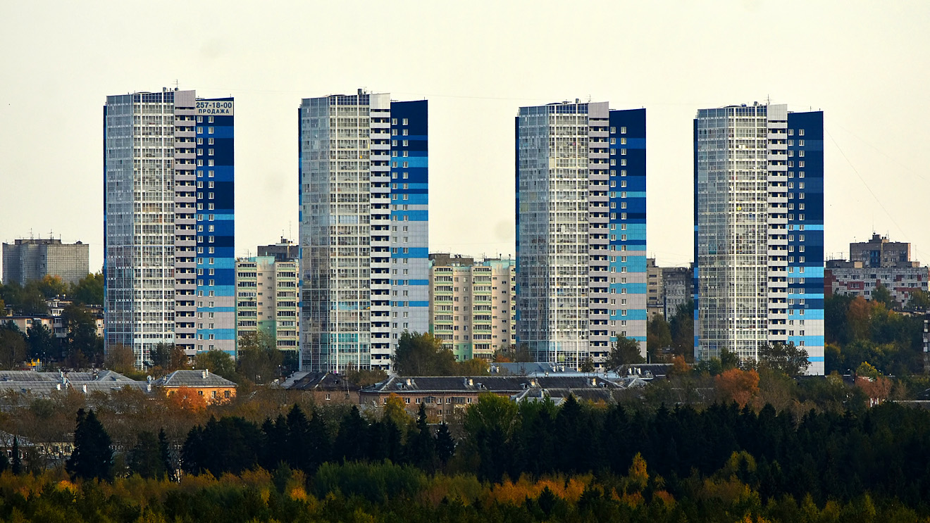 Пермь, Улица Космонавта Беляева, 40Д; Улица Космонавта Беляева, 40Г; Улица Космонавта Беляева, 40В; Улица Космонавта Беляева, 40Б. Пермь — Панорамы