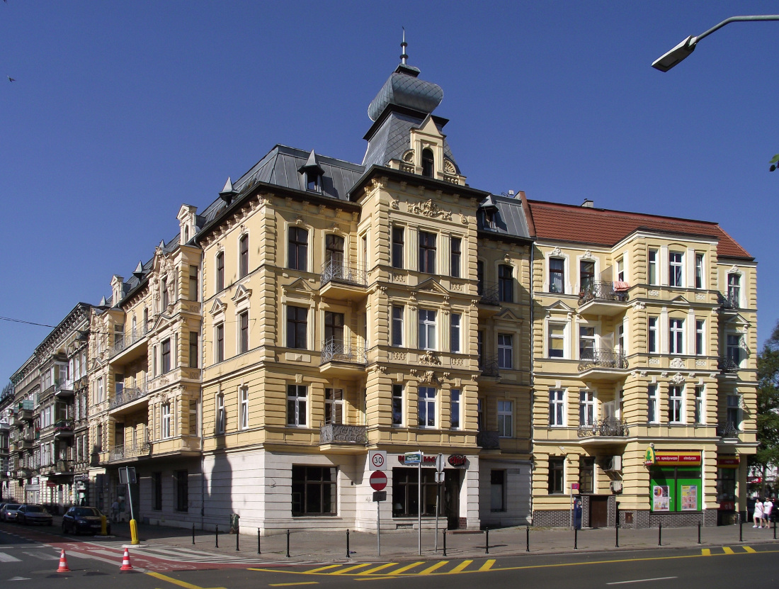 Щецин, Ulica Generała Ludomiła Rayskiego, 16; Ulica Marszałka Józefa Piłsudskiego, 31