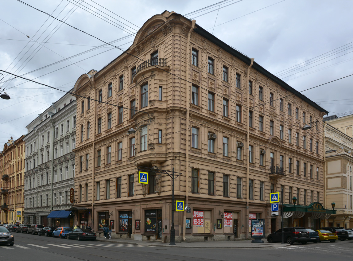 Санкт-Петербург, Садовая улица, 7 / Итальянская улица, 21