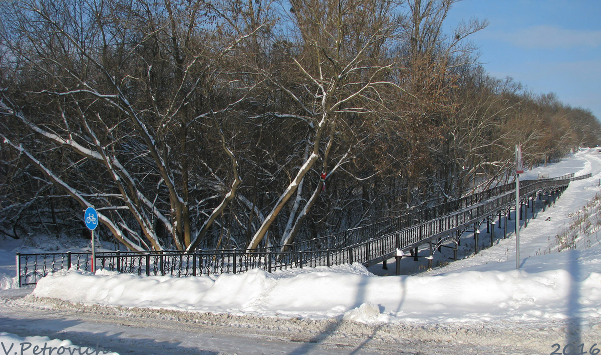 Харьков, Белгородское шоссе, Вело-пешеходный мост