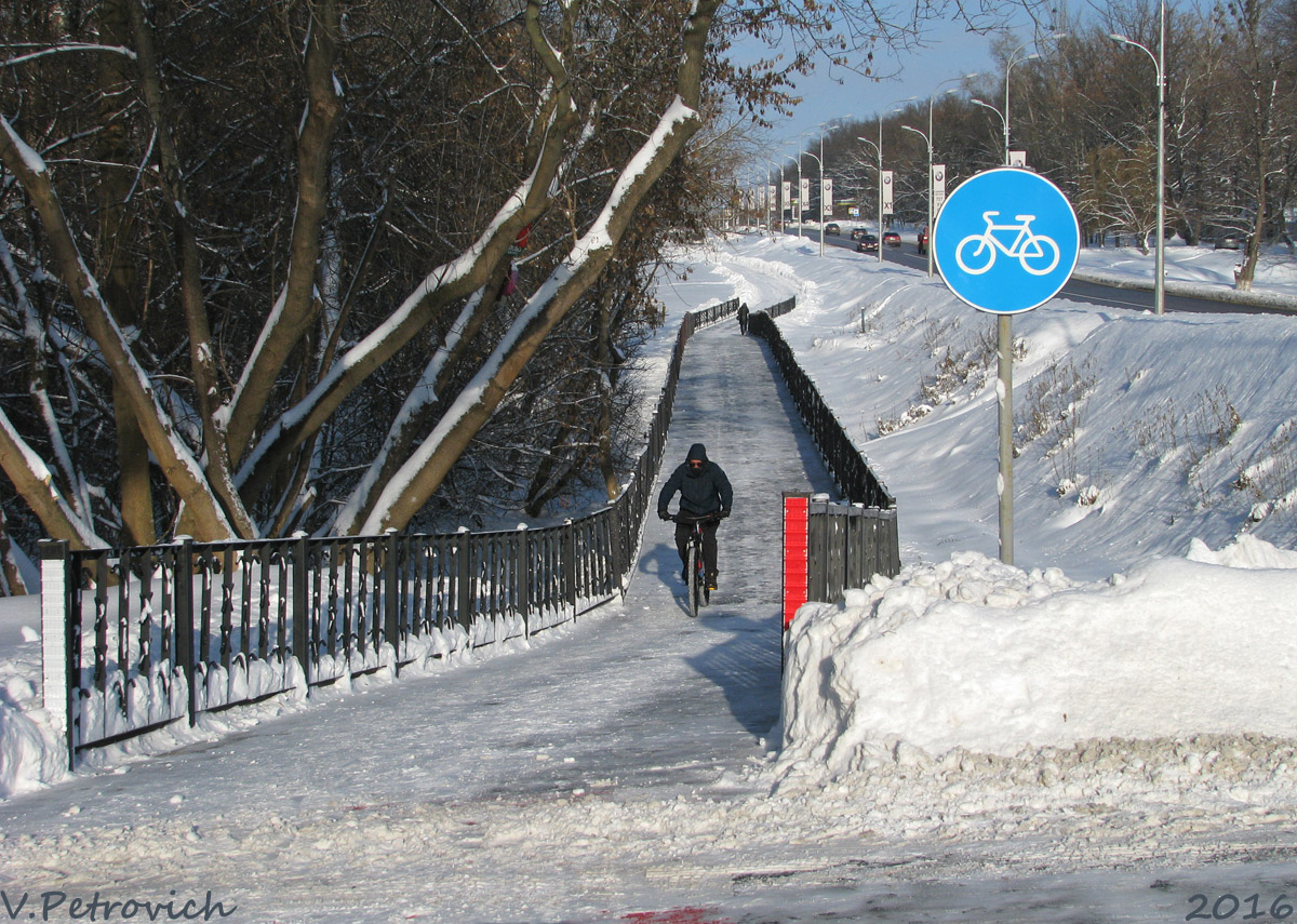 Харьков, Белгородское шоссе, Вело-пешеходный мост