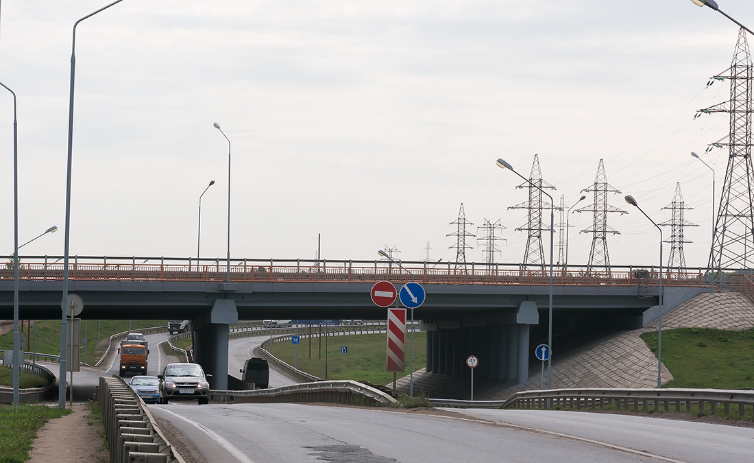 Уфимский район, прочие н.п., Автодорога М-5 "Урал", новая дёмская развязка