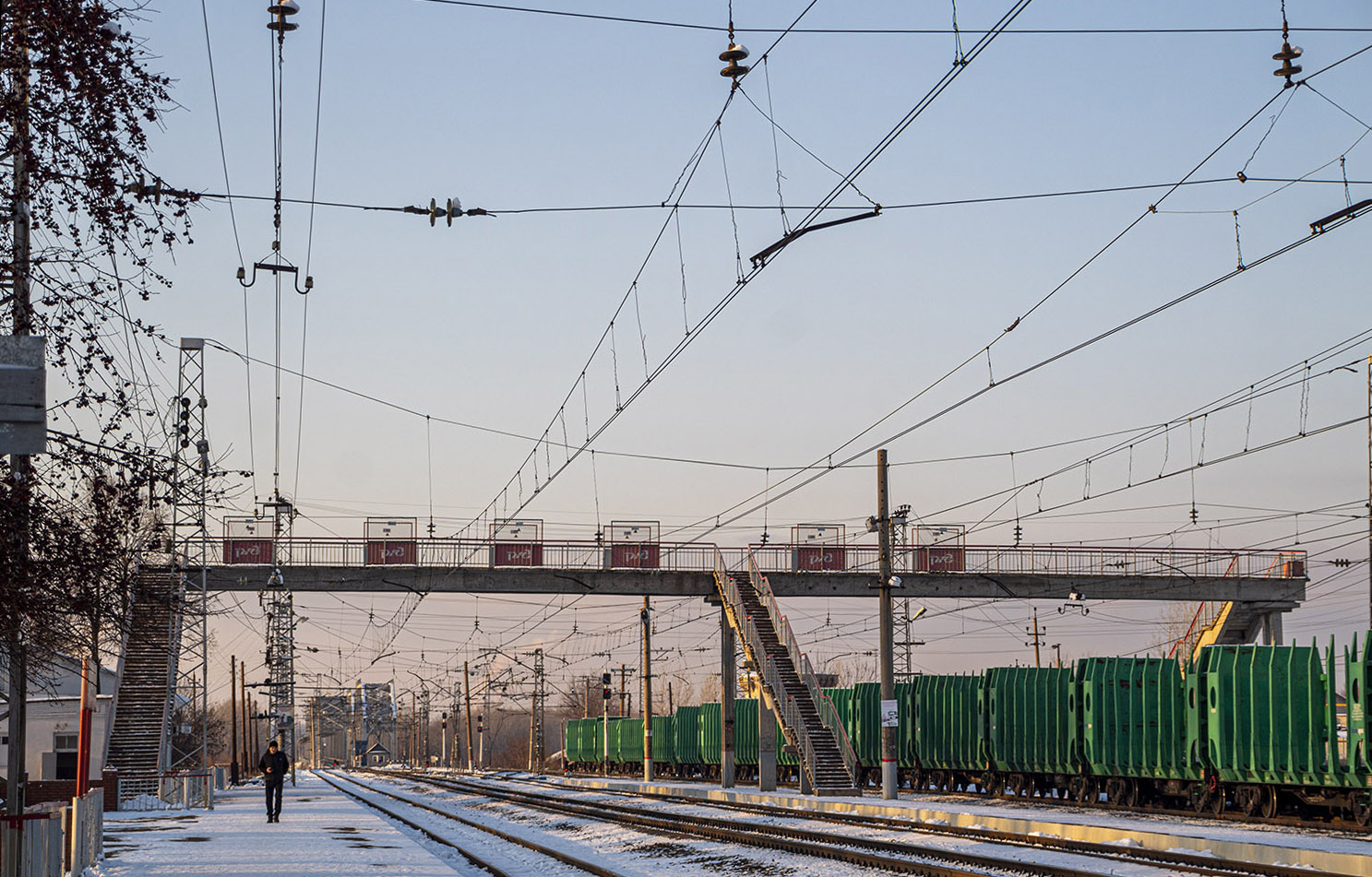 Уфа, Улица Советов, Пешеходный мост