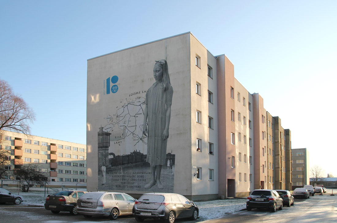 Пайде, Tööstuse, 16. Монументальное искусство (мозаики, росписи, барельефы, сграфито)