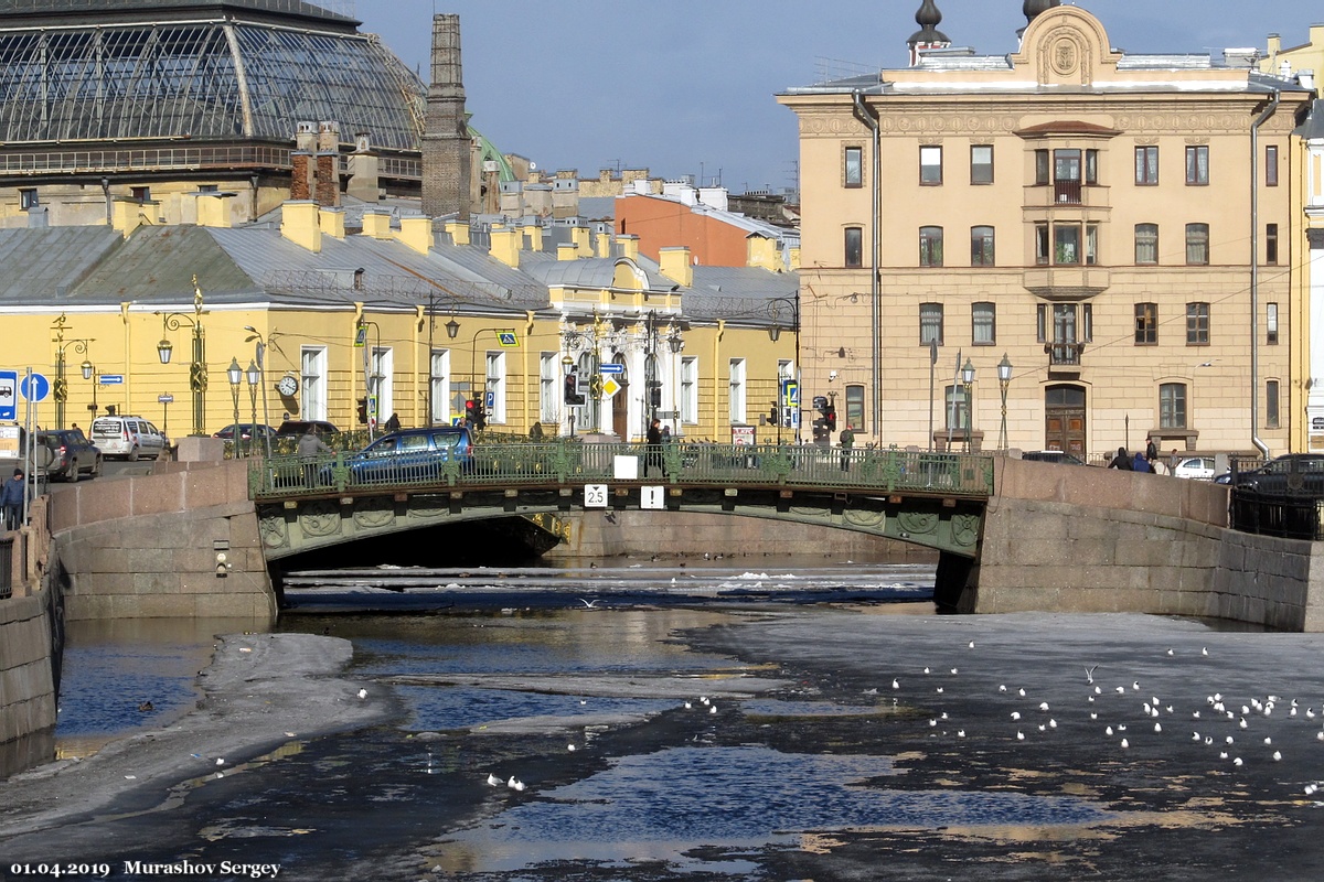 Санкт-Петербург, Набережная реки Фонтанки, 1-й Инженерный мост