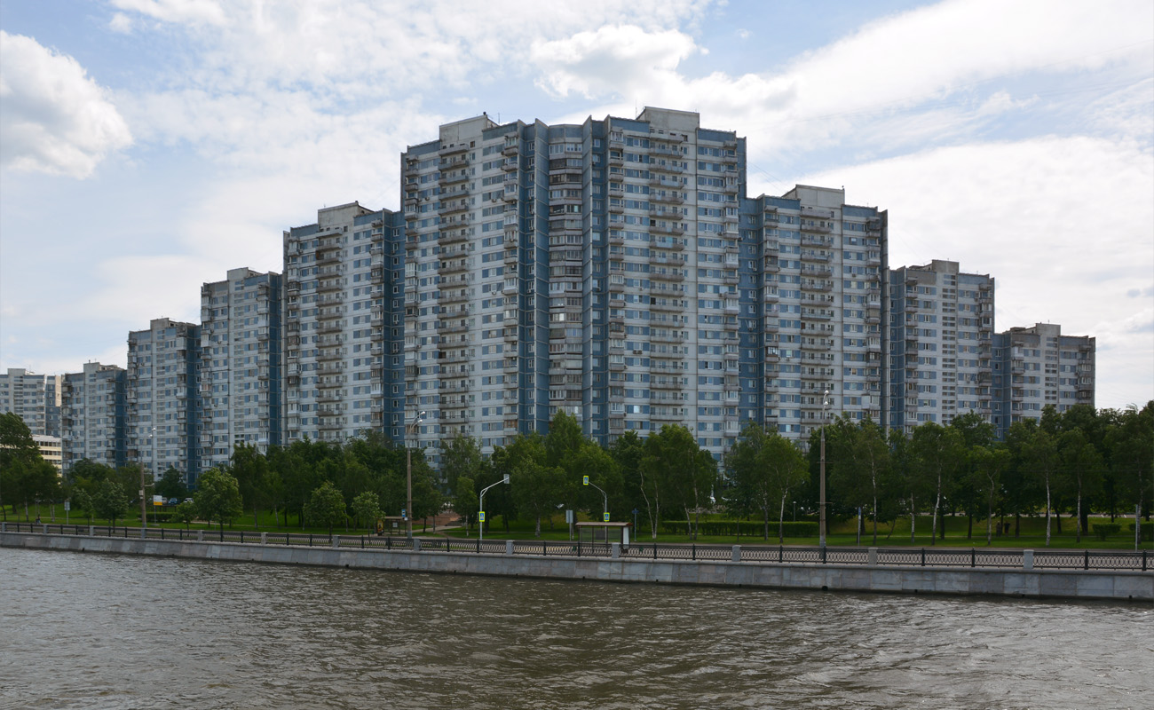 Moscow, Нагатинская набережная, 48 / Якорная улица, 2 (подъезды 4 - 7)
