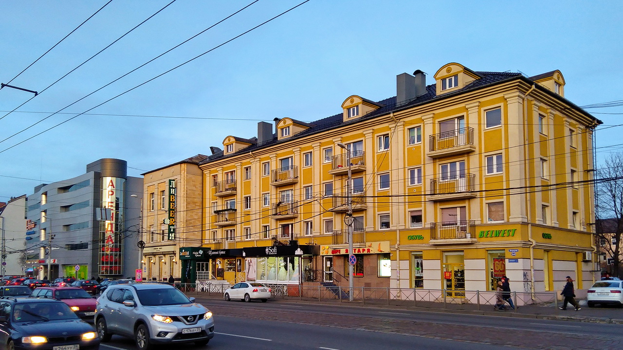 Калининград, Ленинский проспект, 7-9; Ленинский проспект, 11; Ленинский проспект, 13-15