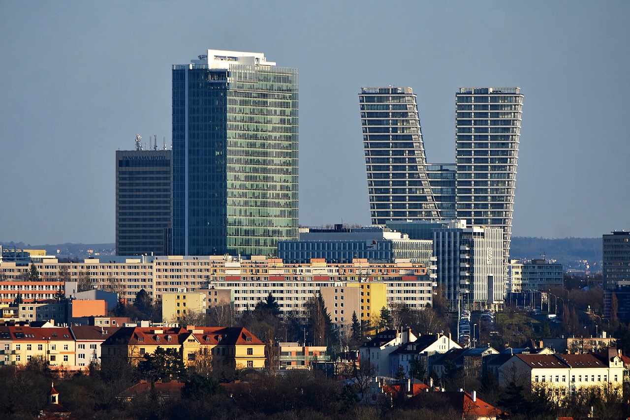 Прага, ​Milevská, 7; Hvězdova, 2b; Hvězdova, 2a; Hvězdova, 2c; ​Milevská, 5. Прага — Панорамы