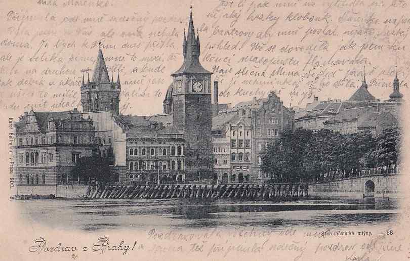 Прага, Novotného lávka, 1; Novotného lávka, 3; Novotného lávka, 5; Novotného lávka, (?); Novotného lávka, 9; Novotného lávka, 11; Novotného lávka, 13