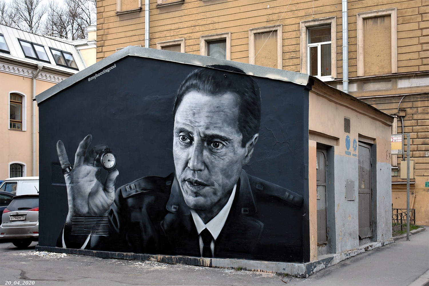 Санкт-Петербург, Лесной проспект, 8 лит. А. Монументальное искусство (мозаики, росписи, барельефы, сграфито)