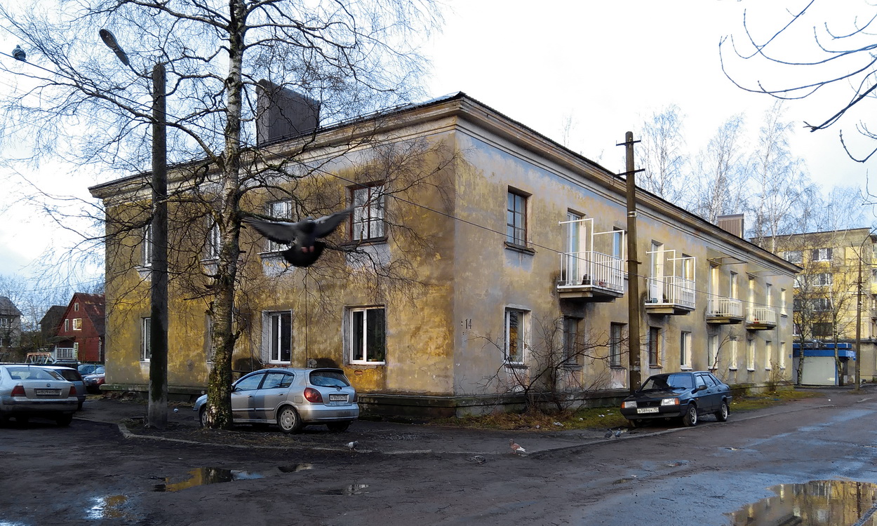 Sortavala, Улица Маяковского, 14 / Улица Осипенко, 5