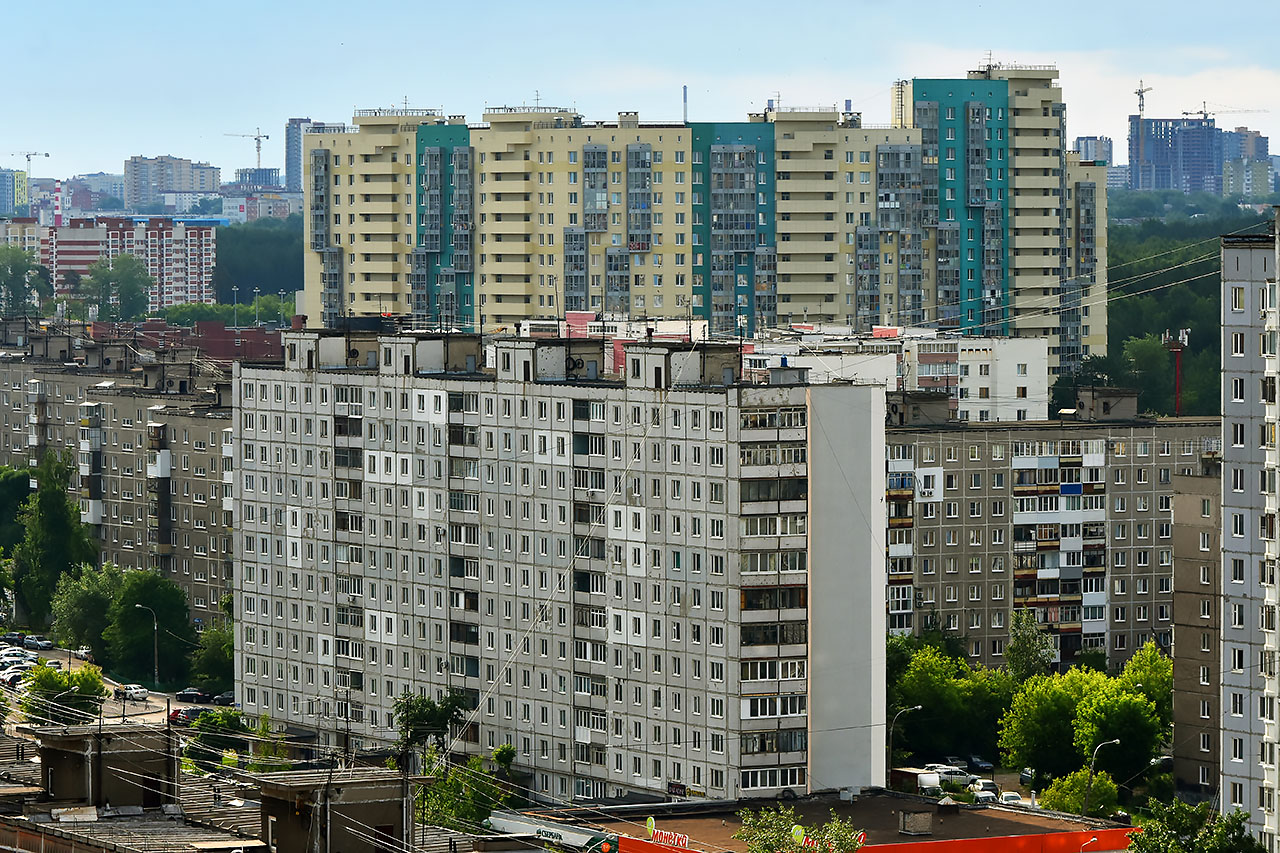 Пермь, Парковый проспект, 36; Подлесная улица, 43А. Пермь — Панорамы