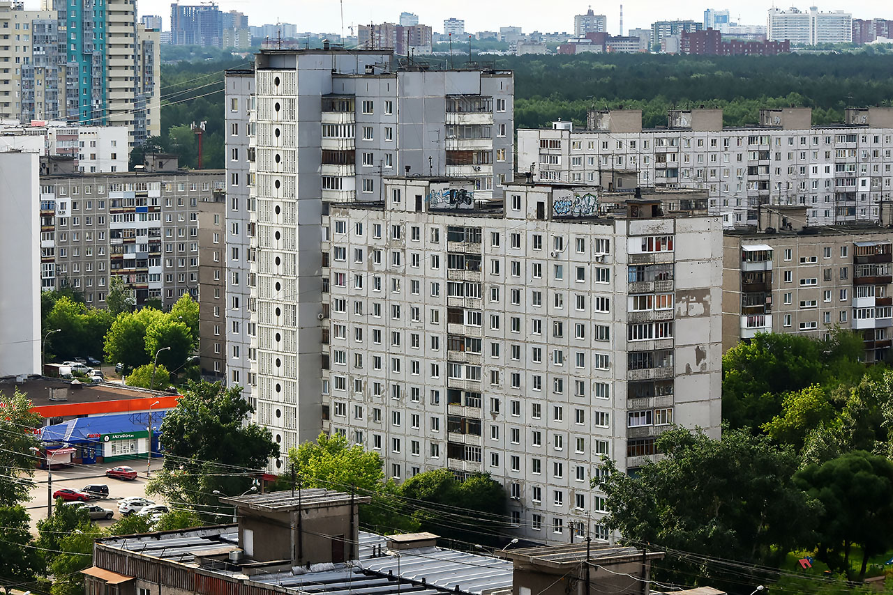 Пермь, Парковый проспект, 34; Парковый проспект, 32. Пермь — Панорамы