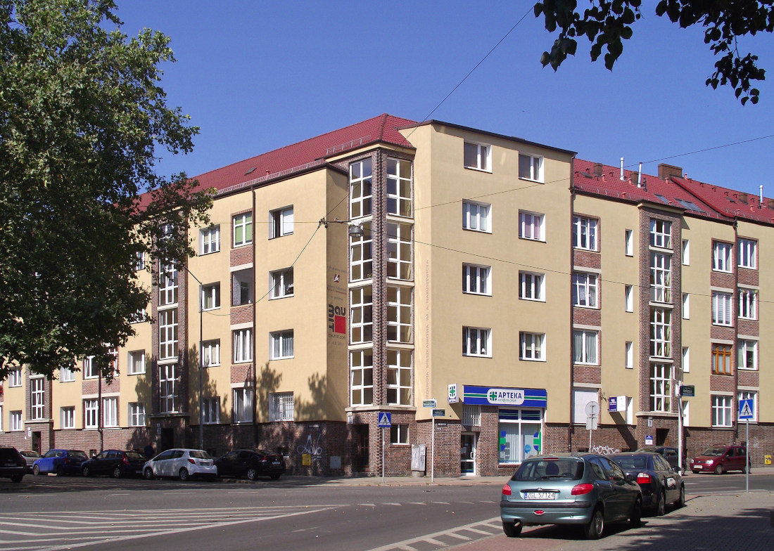 Щецин, Ulica Marii Rodziewiczówny, 10-11 / Ulica Księdza Hugona Kołłątaja, 15-15A-16-17-18-19 / Ulica Księdza Biskupa Adama Naruszewicza, 11-12-13-14-15