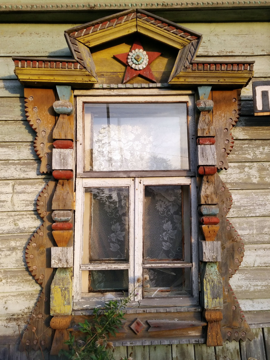 Переславский район, прочие н.п., с. Новое, Дачная улица, 40. Резные наличники