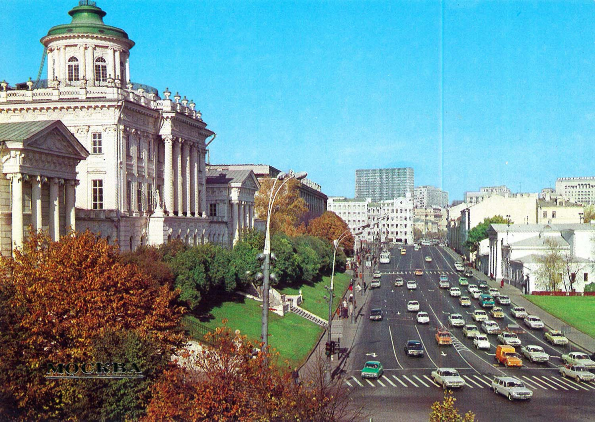Москва, Моховая улица, 3/5 стр. 1. Москва — Исторические фотографии