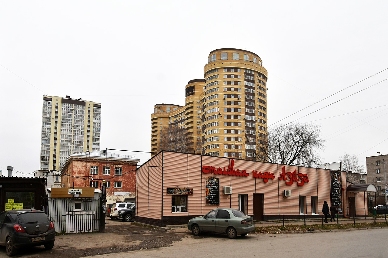 Пермь, Рабочая улица, 9В; Улица Академика Вавилова, 8; Улица Академика Вавилова, 8А; Рабочая улица, 7