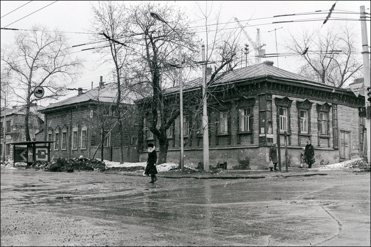 Самара, Улица Водников, 21; Улица Водников, 19 / Улица Крупской, 6. Самара — Исторические фото (до 2000 года)