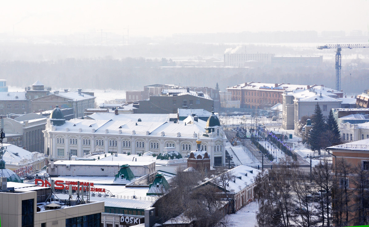 Омск, Улица Ленина, 5 корп. 1; Улица Ленина, 12 / Улица Карла Либкнехта, 5; Площадь Дзержинского, 1А; Партизанская улица, 8
