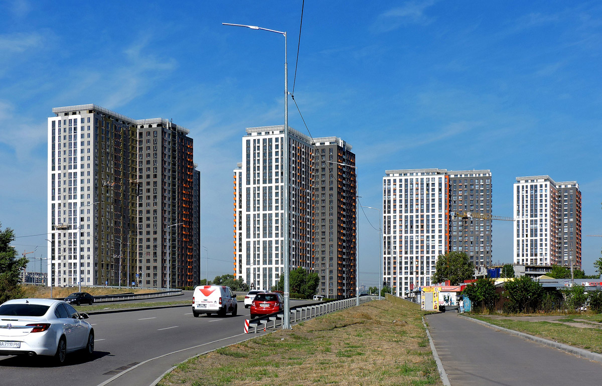 Киев, Днепровская набережная, 16Г; Днепровская набережная, 16Д; Днепровская набережная, 18А; Днепровская набережная, 18В стр