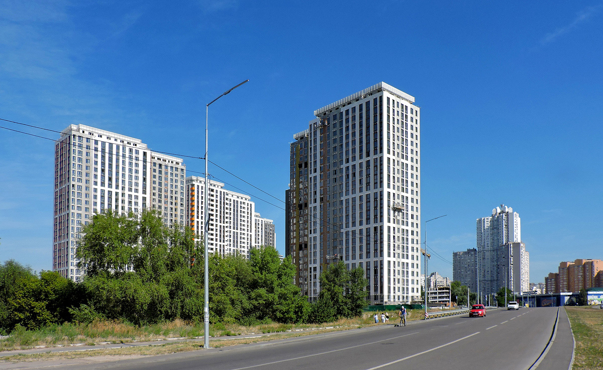 Киев, Днепровская набережная, 18Г стр; Днепровская набережная, 18Б стр; Днепровская набережная, 18В стр. Киев — Панорамы
