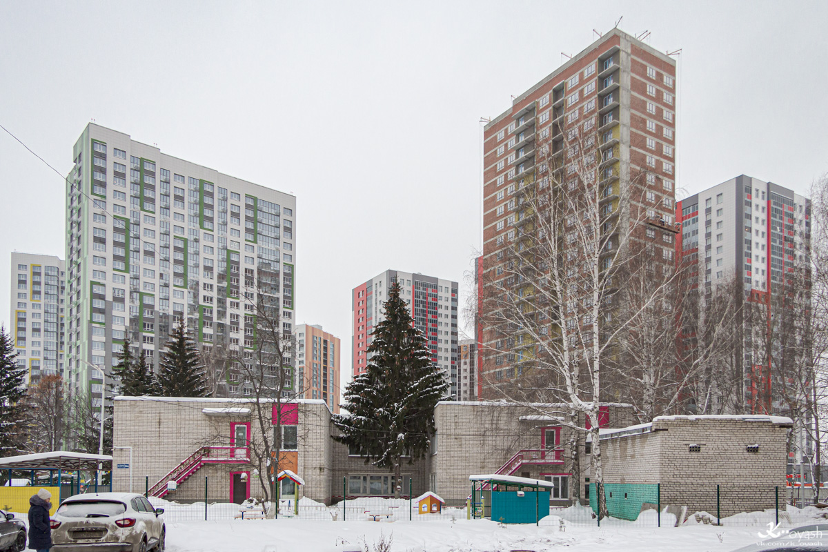 Казань, Аметьевская магистраль, 18 корп. 4; Отрадная улица, 24А; Аметьевская магистраль, 18 корп. 5/1