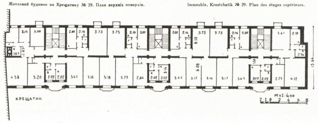 Киев, Улица Крещатик, 29. Киев — Чертежи и планировки