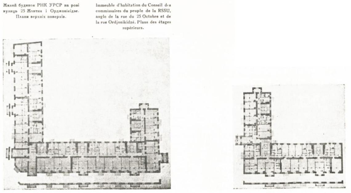 Киев, Банковая улица, 1 / Институтская улица, 10. Киев — Чертежи и планировки