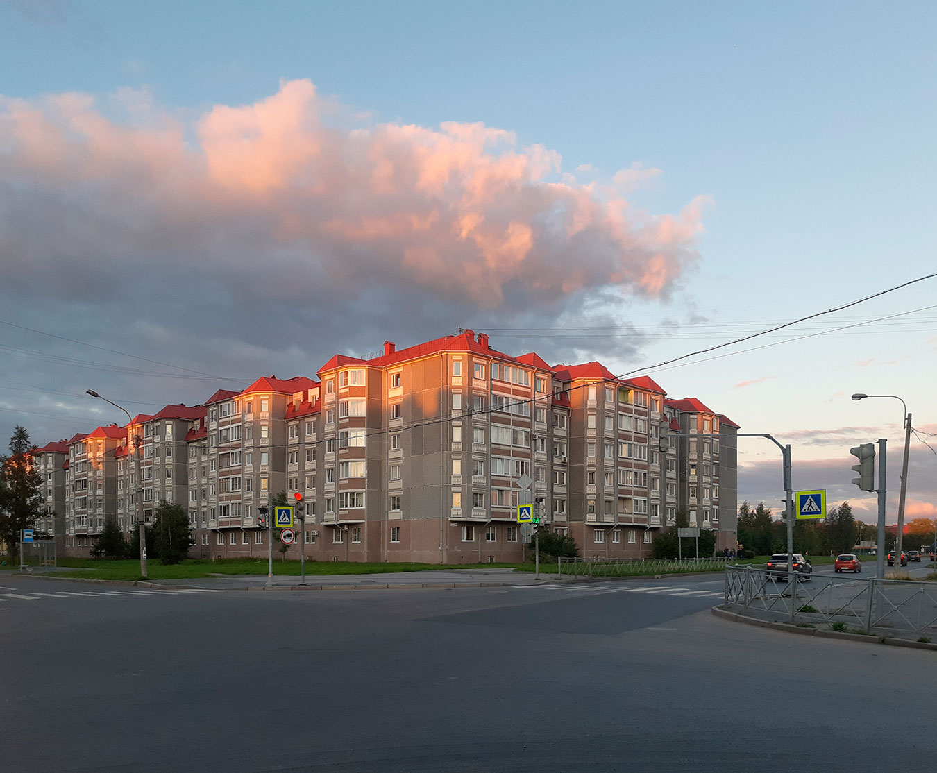 Пушкин, Красносельское шоссе, 48 / Сапёрная улица, 60