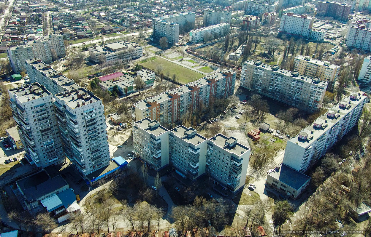Таганрог, Улица Ломоносова, 57 стр. 1; Улица Ломоносова, 59 стр. 1; Улица Ломоносова, 57; Улица Ломоносова, 55 стр. 1; Улица ​Сергея Шило, 182 стр.1; Мариупольское шоссе, 5; Мариупольское шоссе, 7