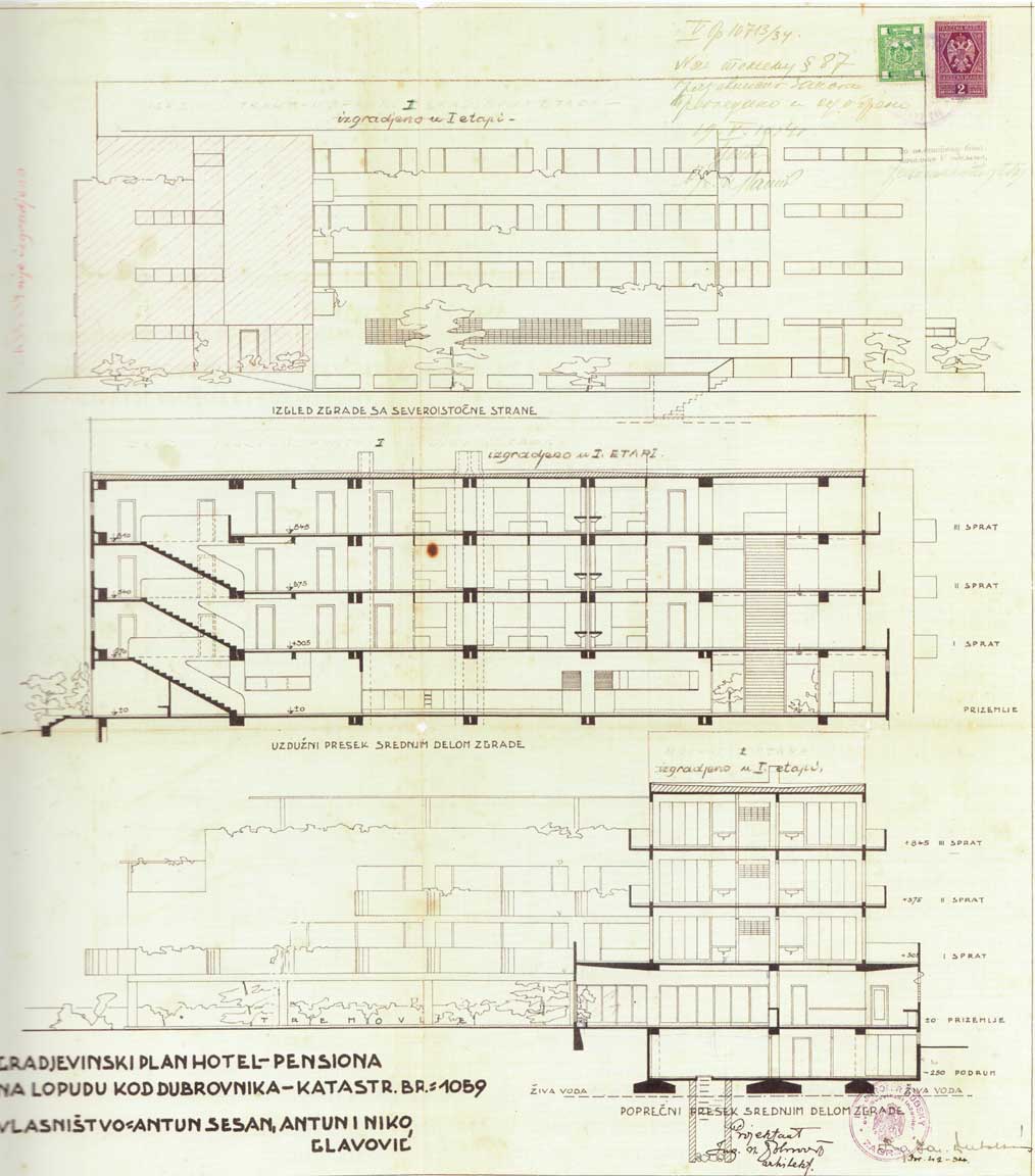 Дубровник, Lopud, (?). Прочие проекты — Чертежи и планировки