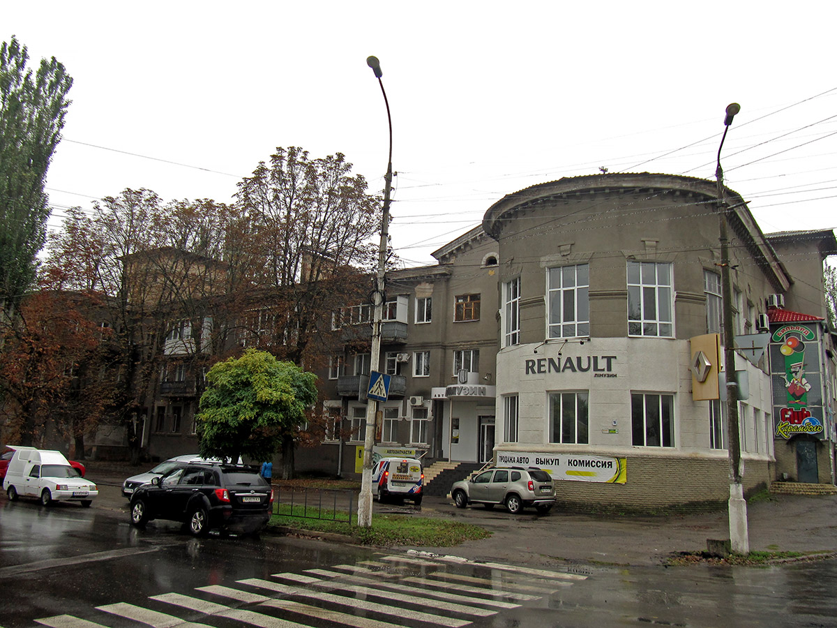 Славянск, Улица Ярослава Мудрого, 1 / Улица Тараса Шевченко, 19