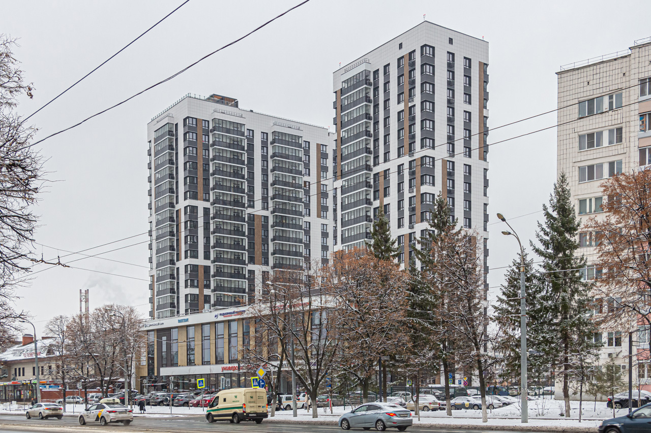 Казань, Проезд Юнуса Ахметзянова, 3А; Улица Николая Ершова, 76 / проезд Юнуса Ахметзянова, 1; Проезд Юнуса Ахметзянова, 3