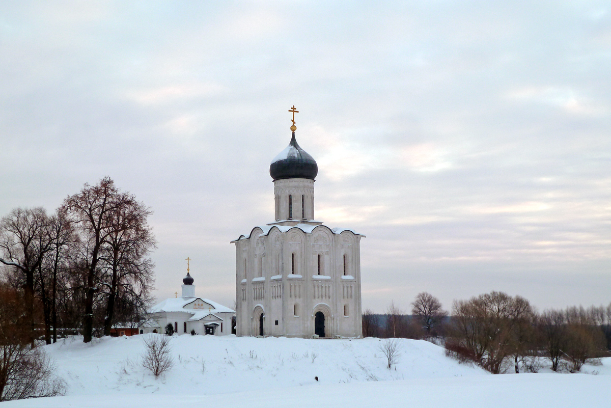 Suzdalsky District,other localities, пос. Боголюбово, церковь Покрова на Нерли