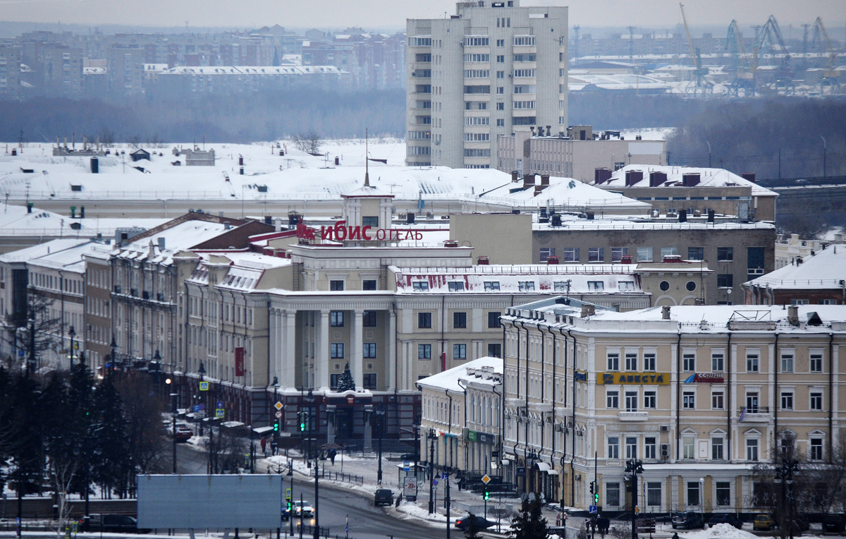 Омск, Улица Ленина, 22; Улица Ленина, 20. Омск — Панорамы