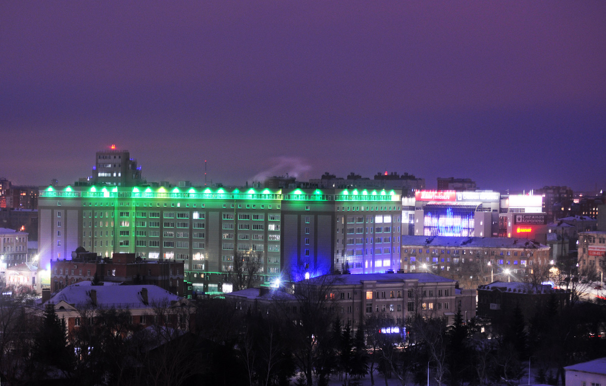 Омск, Улица Гусарова, 13; Улица Фрунзе, 80 / Улица Герцена, 18. Омск — Панорамы