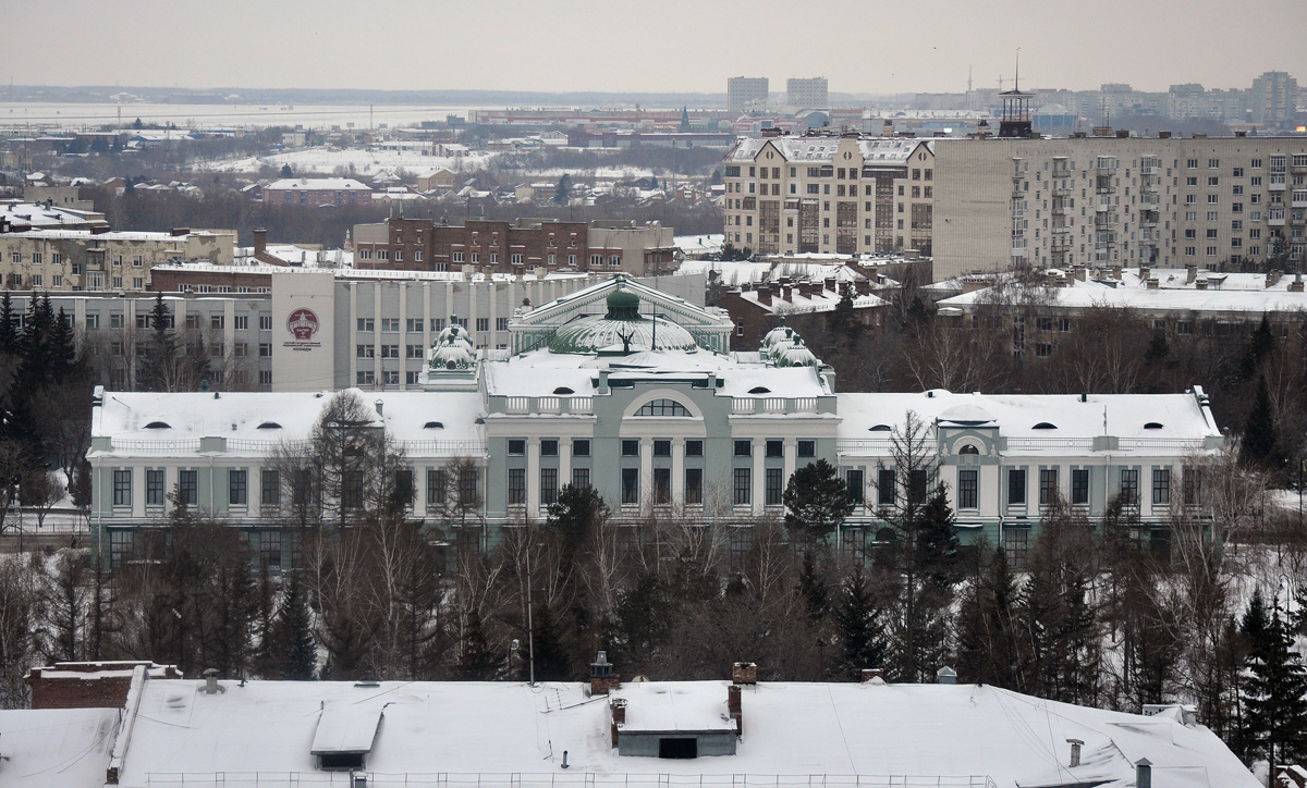 Омск, Улица Ленина, 3; Улица Ленина, 8А; Улица Петра Некрасова, 5 / Улица Красина, 10; Улица Красина, 4; Улица Красина, 6. Омск — Панорамы