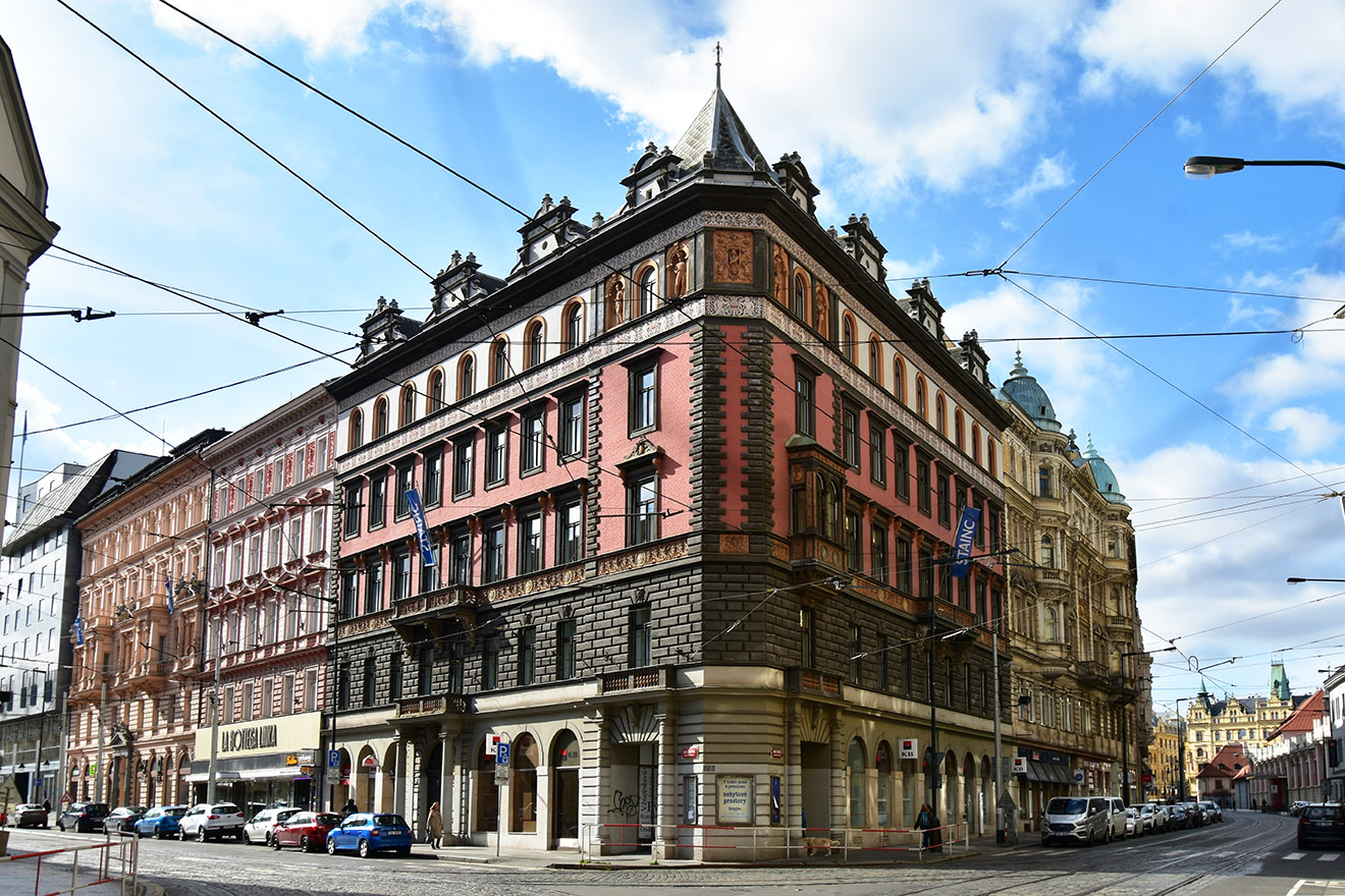 Прага, Havlíčkova, 11; Havlíčkova, 13; ​Havlíčkova, 15 / ​Na Poříčí, 18; Na Poříčí, 16; Na Poříčí, 14