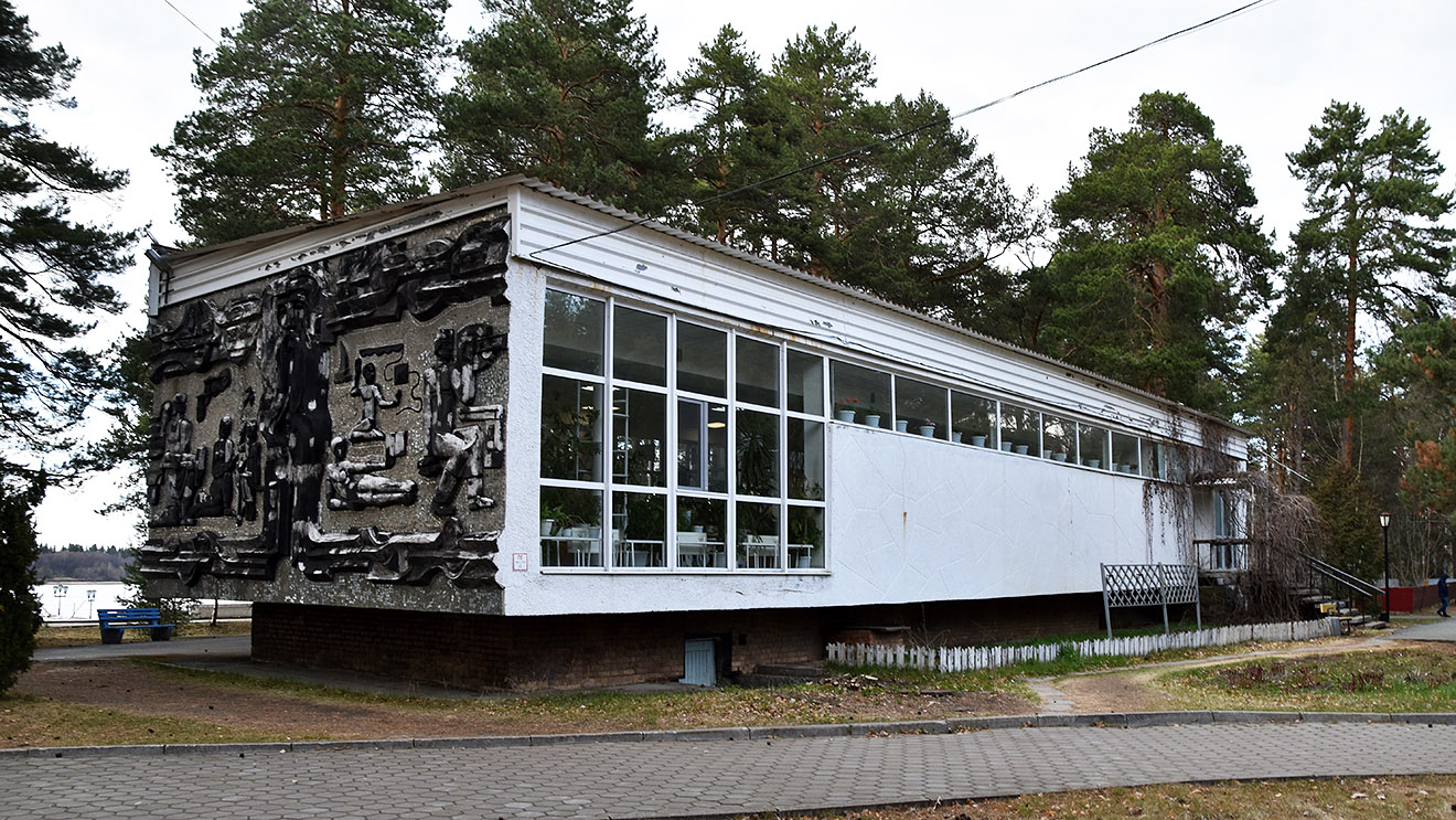 Permsky district, other localities, С. Усть-Качка, Курорт Усть-Качка, 5 корп. 3. Монументальное искусство (мозаики, росписи)