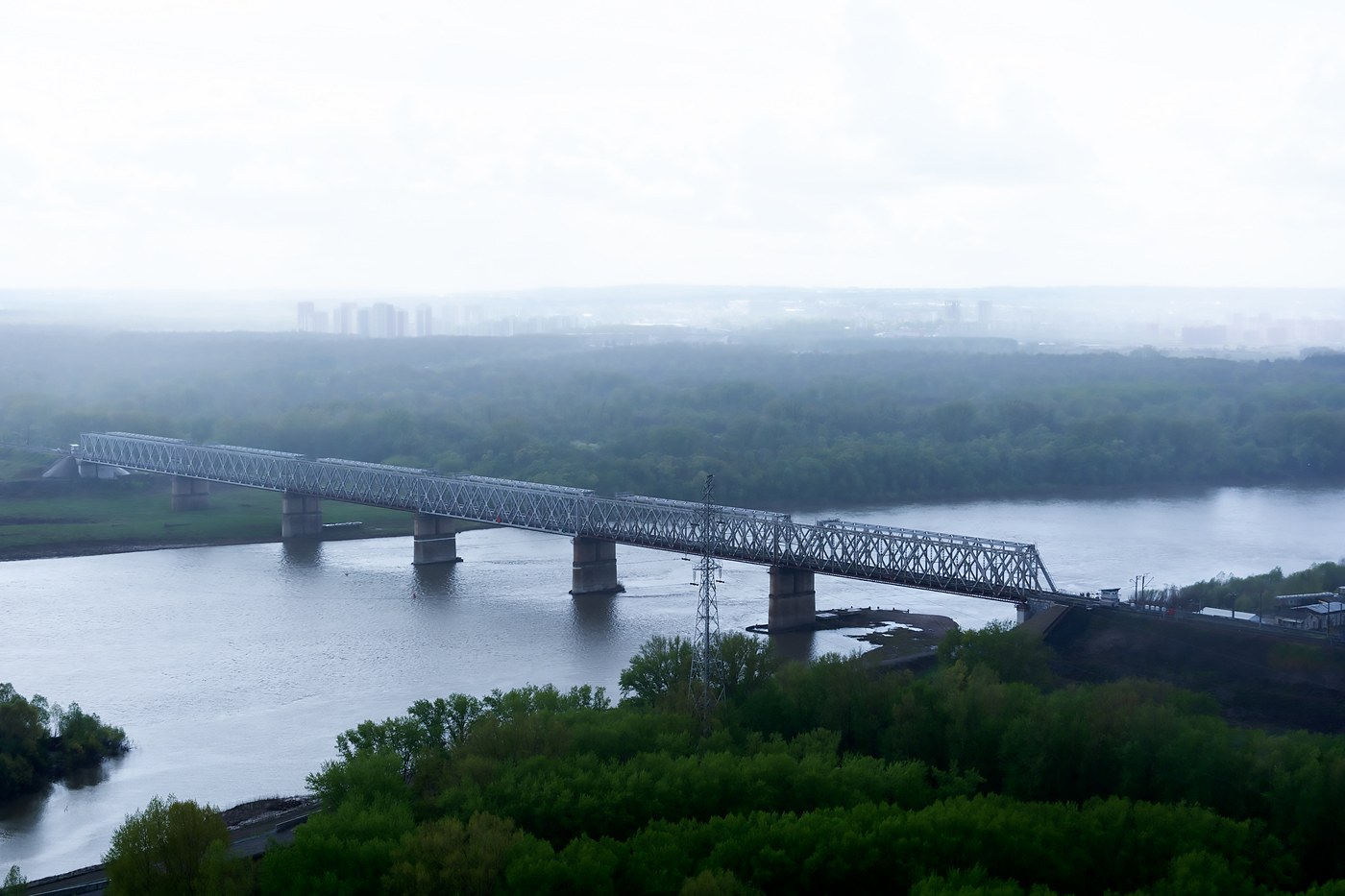 Уфа, Перегон "Уфа - Дёма", Бельский мост