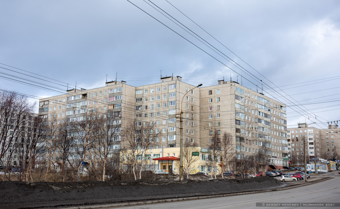 Murmansk, Улица Полярные Зори, 12; Улица Полярные Зори, 14; Улица Полярные Зори, 16