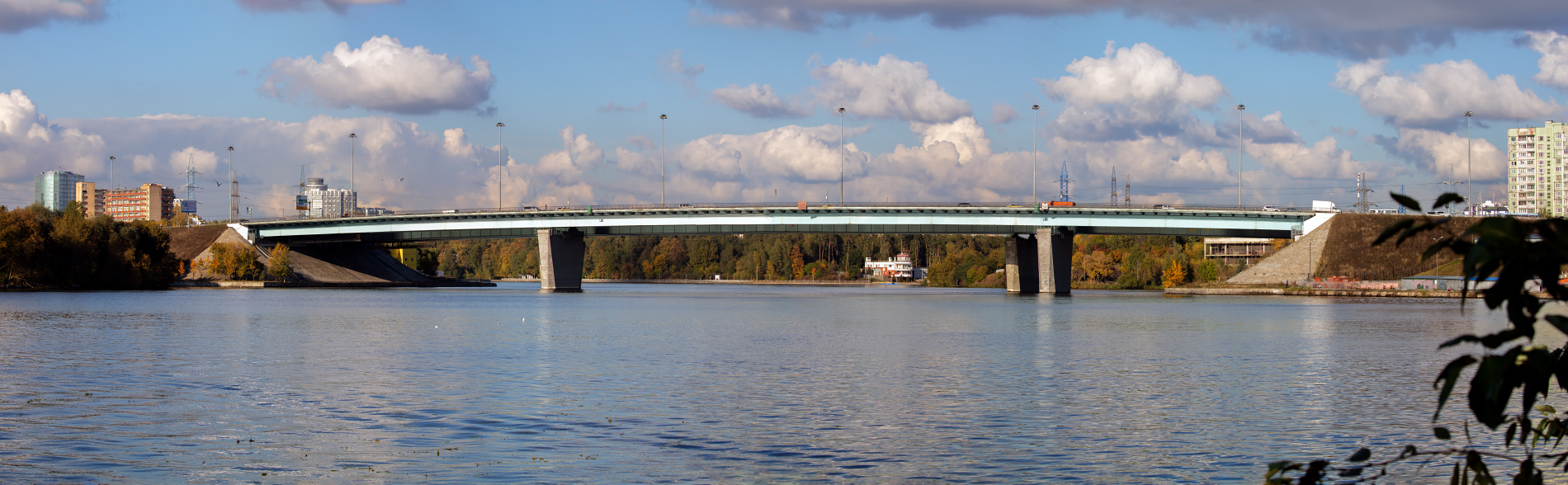 Moskau, Ленинградское шоссе, Новый Ленинградский мост