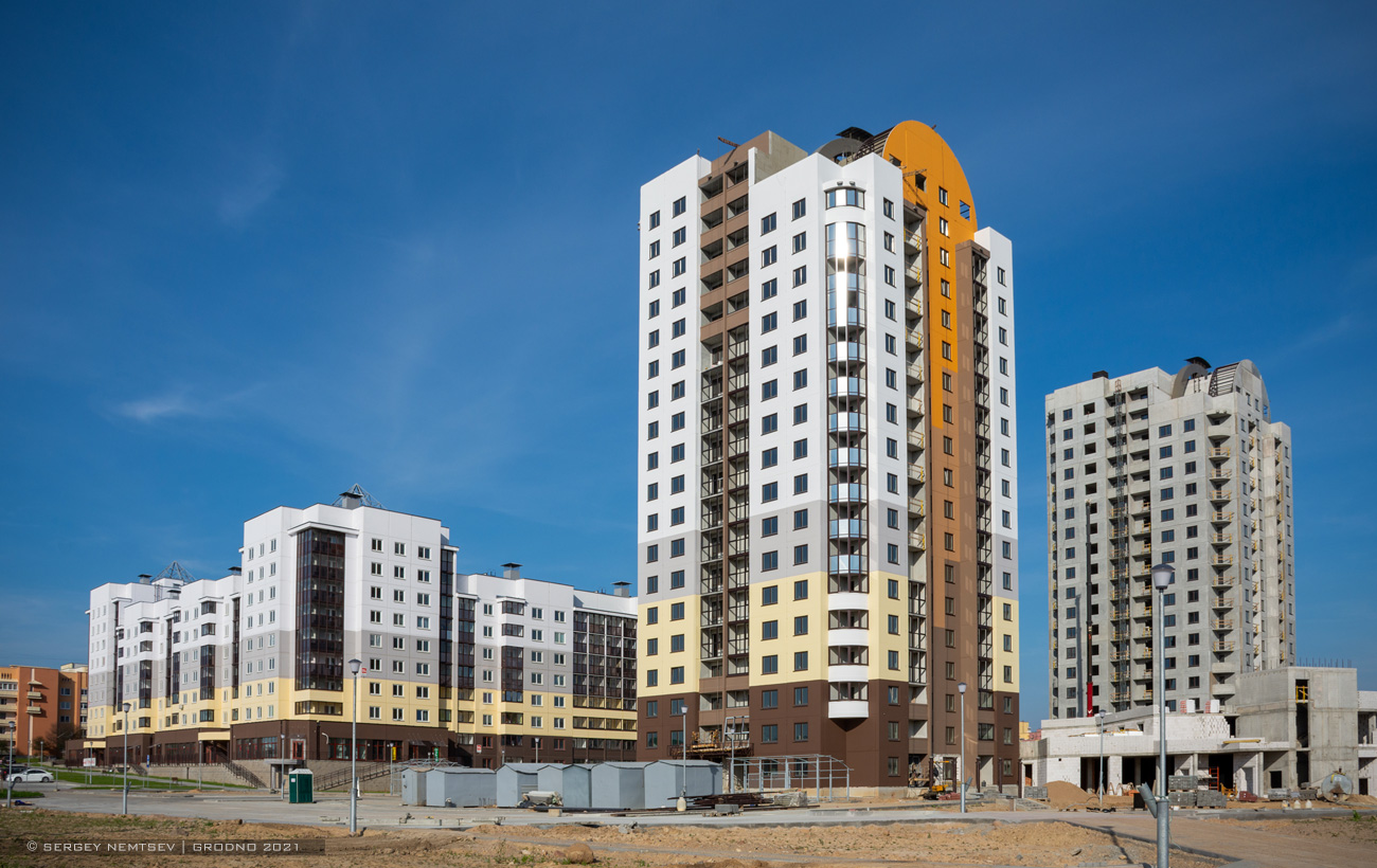 Гродно, Улица Курчатова, 27; Улица Дзержинского, 125Б; Улица Курчатова, 29