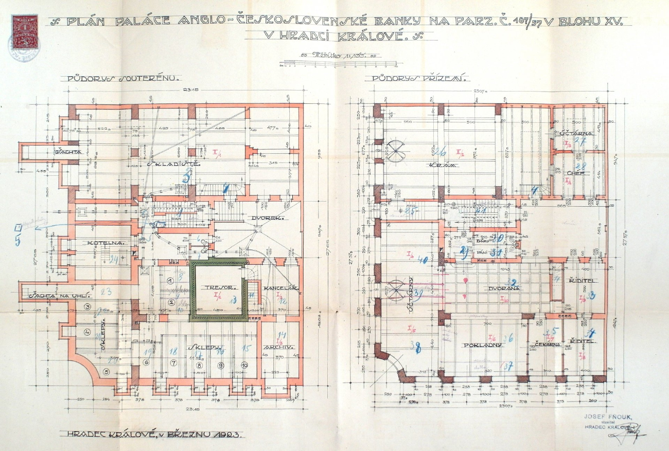 Градец-Кралове, Čelakovského, 642/2. Прочие проекты — Чертежи и планировки